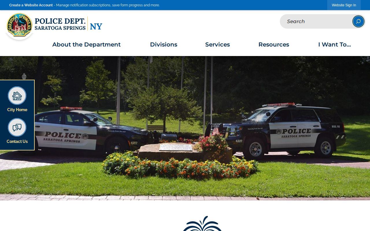 Saratoga Springs Police Department arrest-record source